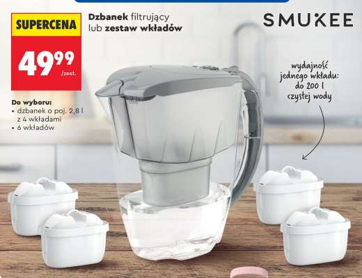 Dzbanek filtrujący lub zestaw wkładów