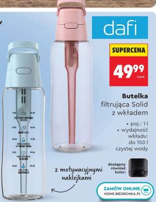 Butelka filtrująca Solid z wkładem