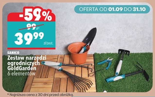 Zestaw narzędzi ogrodniczych GoldGarden 6 elementów