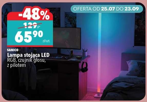 Lampa stojąca LED