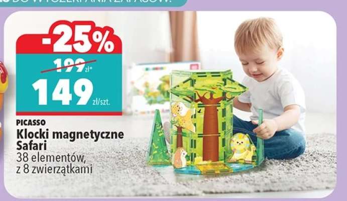 Klocki magnetyczne Safari