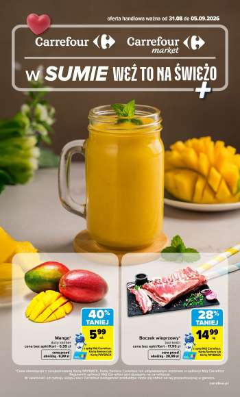Gazetka Carrefour - 31.08.2026 - 5.09.2026.