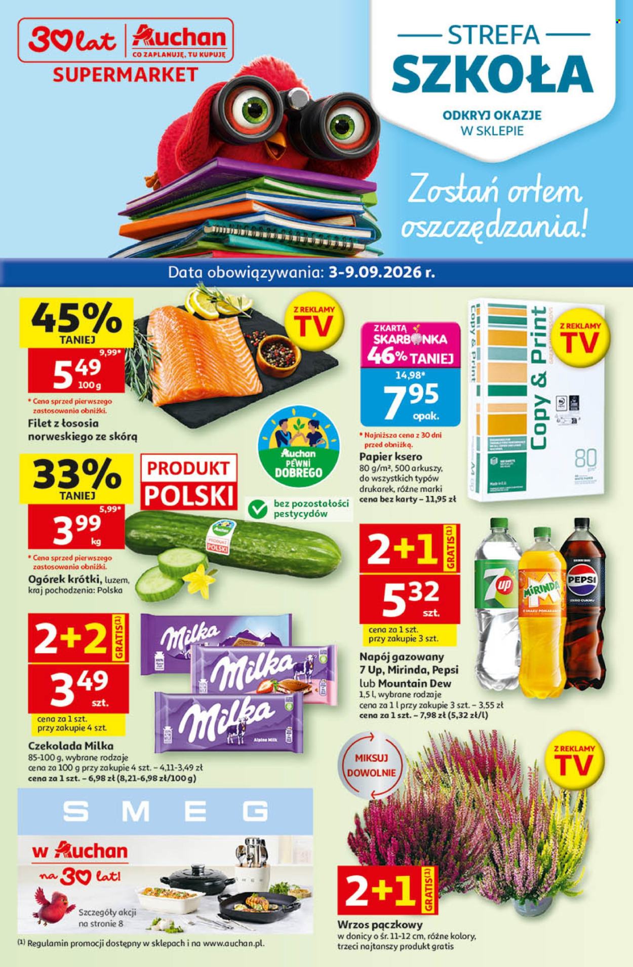 Gazetka Auchan - 3.09.2026 - 9.09.2026. Strona 1