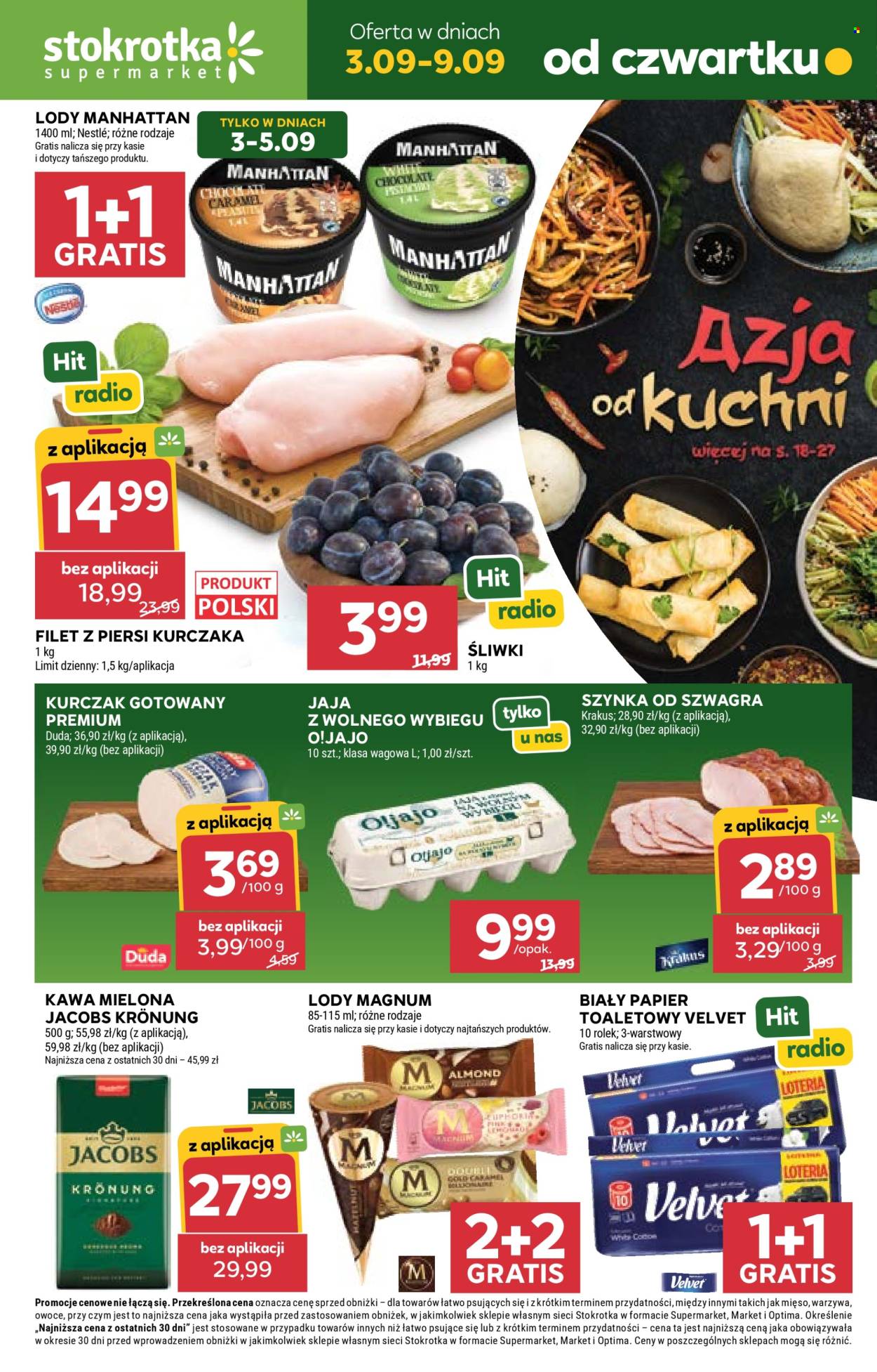 Gazetka Stokrotka Supermarket - 3.09.2026 - 9.09.2026. Strona 1