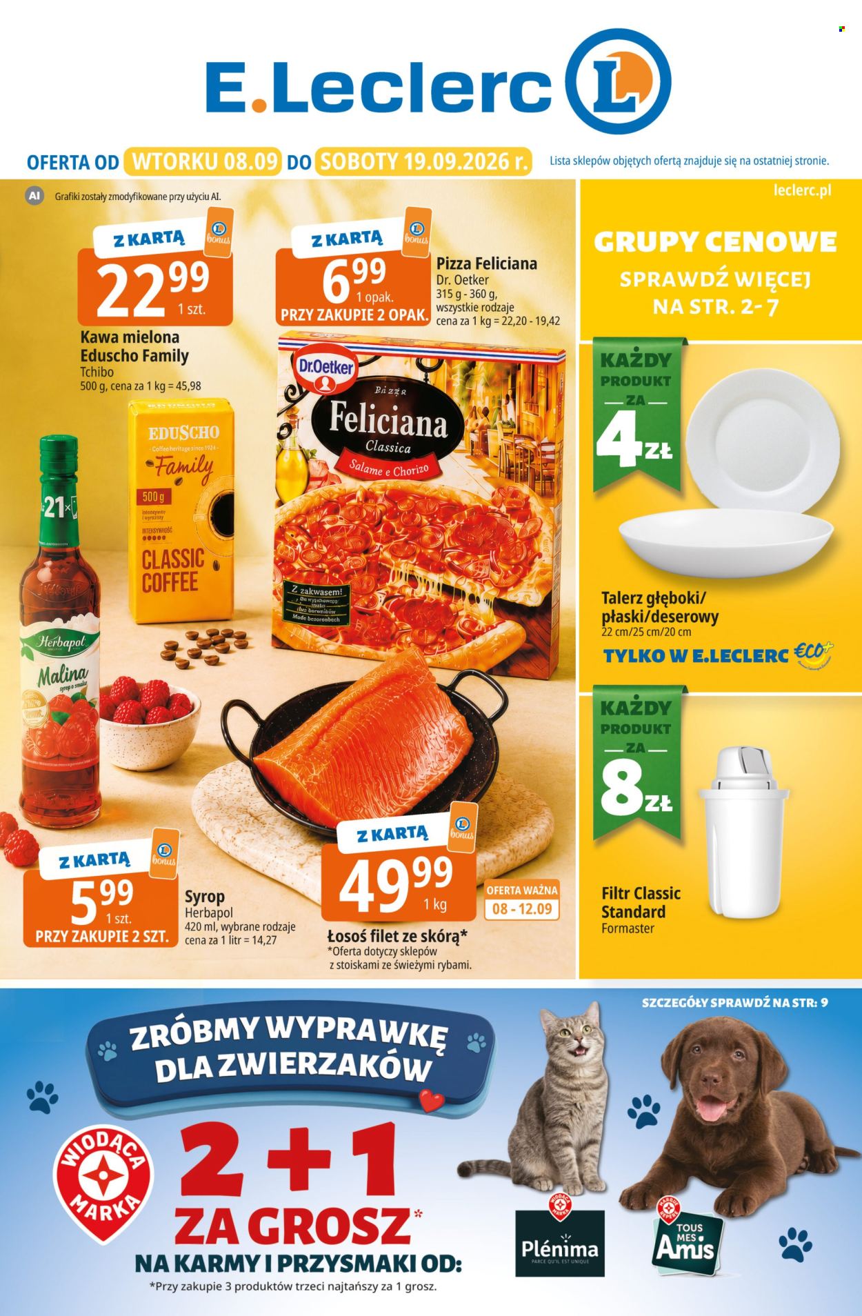 Gazetka E.Leclerc - 8.09.2026 - 19.09.2026. Strona 1