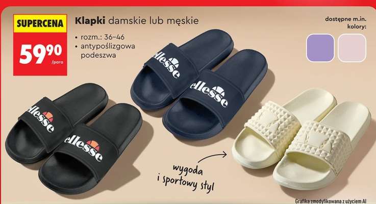 Klapki damskie lub męskie