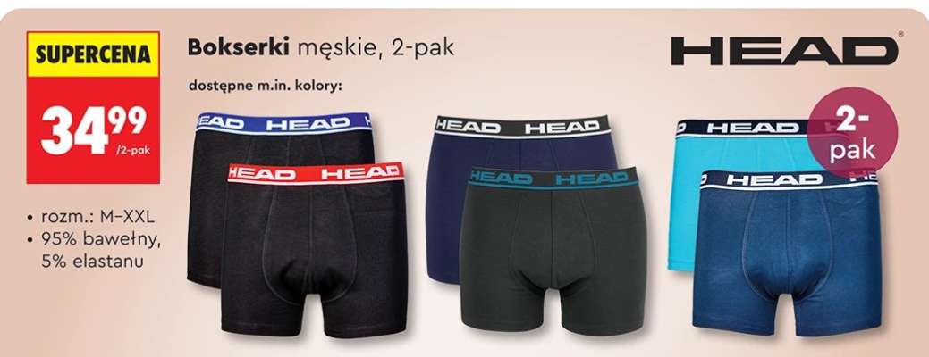 Bokserki męskie , 2 pak