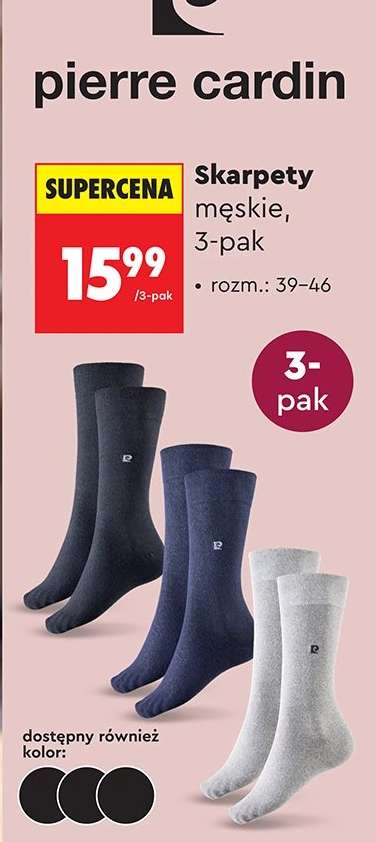 Skarpety męskie, 3-pak