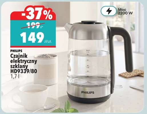 Czajnik elektryczny szklany HD9339/80
