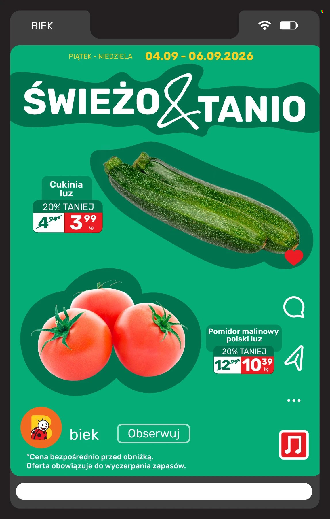 Gazetka Biedronka - 4.09.2026 - 6.09.2026. Strona 7