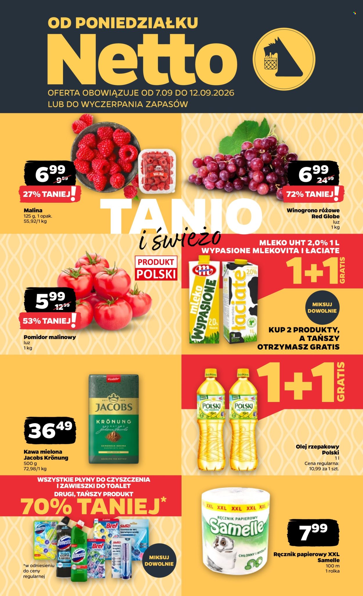 Gazetka Netto - 7.09.2026 - 12.09.2026. Strona 1