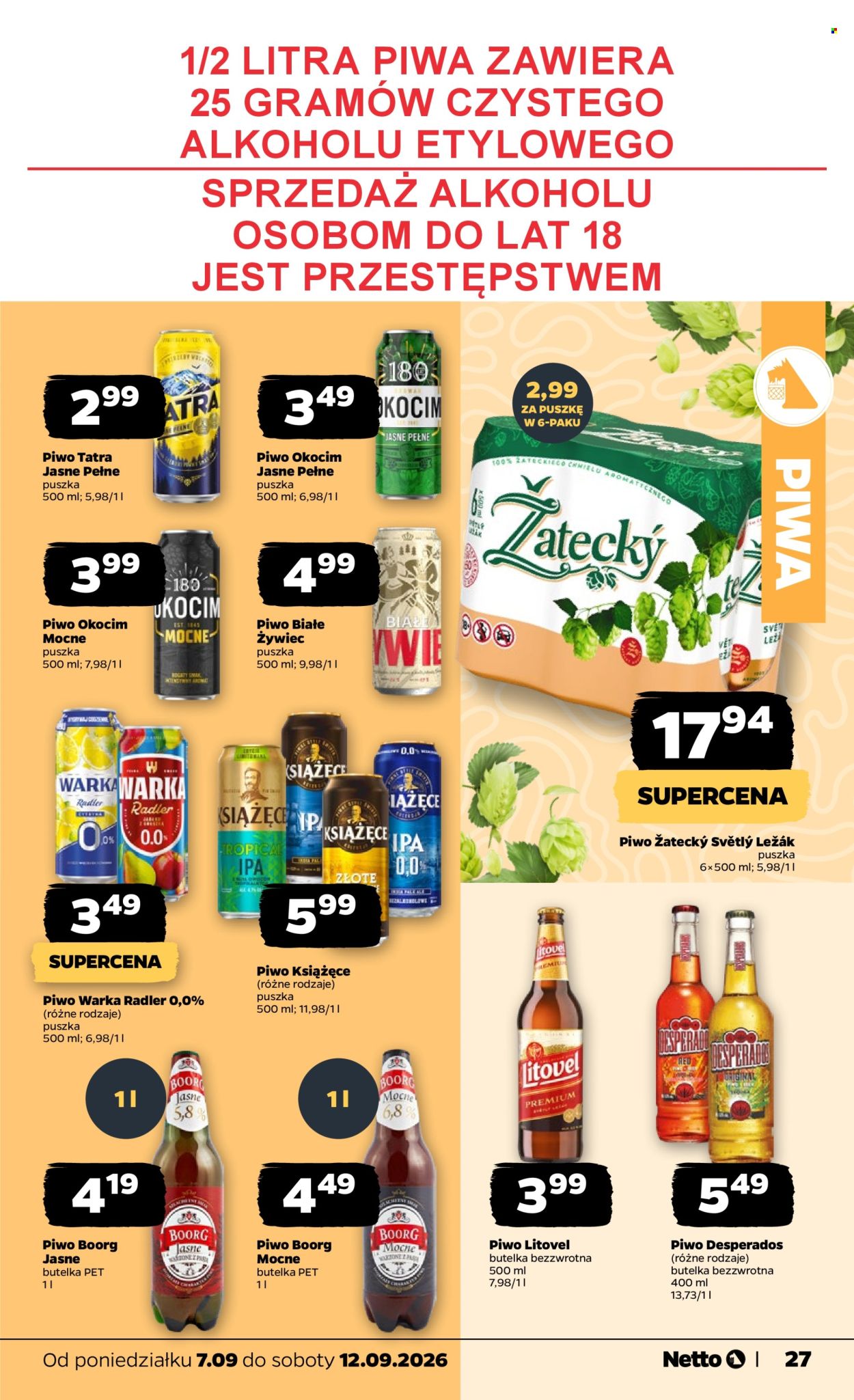 Gazetka Netto - 7.09.2026 - 12.09.2026. Strona 27