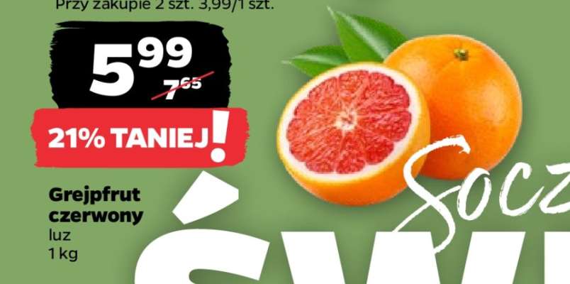 GREJPFRUT CZERWONY