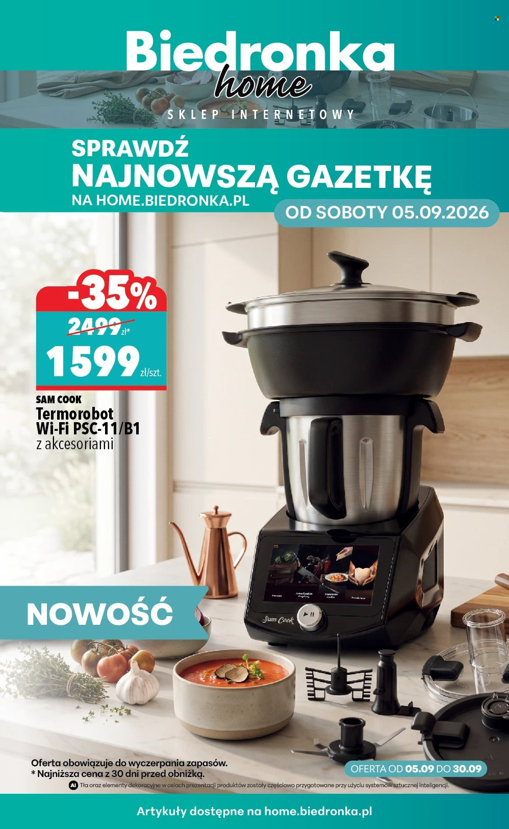 Gazetka Biedronka - 5.09.2026 - 30.09.2026. Strona 1