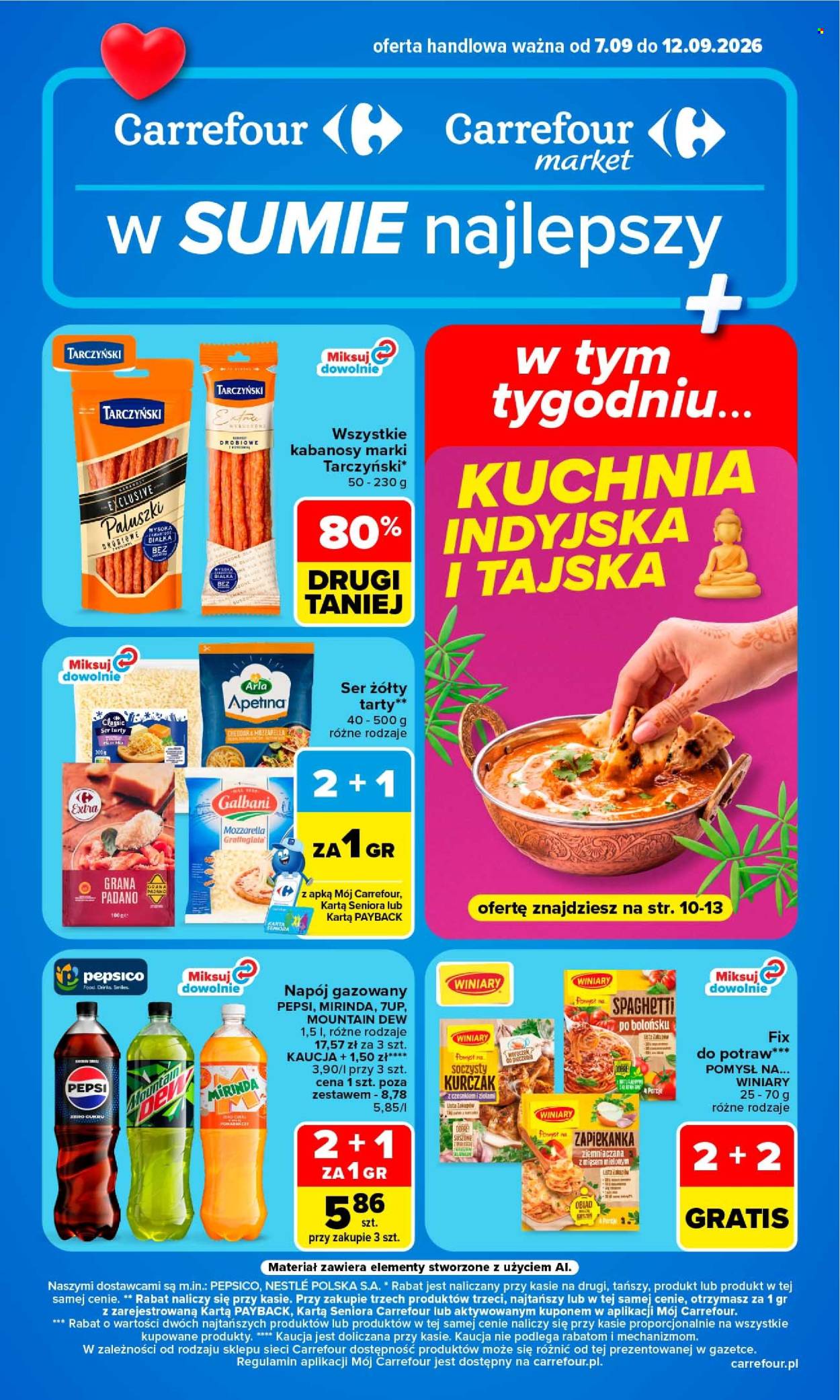 Gazetka Carrefour - 7.09.2026 - 12.09.2026. Strona 1