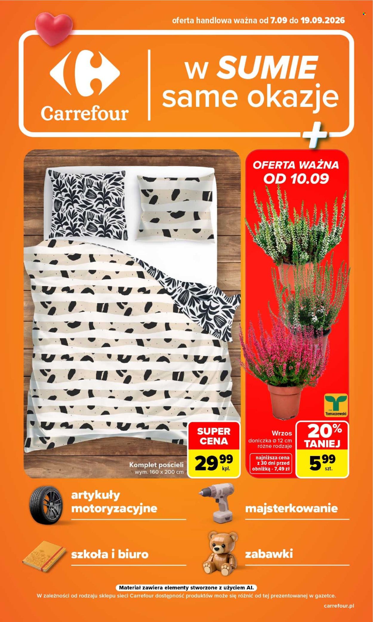Gazetka Carrefour - 7.09.2026 - 19.09.2026. Strona 1