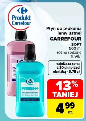 Płyn do płukania jamy ustnej CARREFOUR