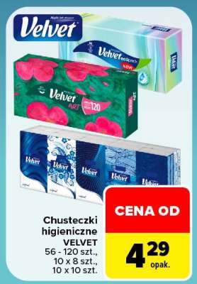 Chusteczki higieniczne VELVET