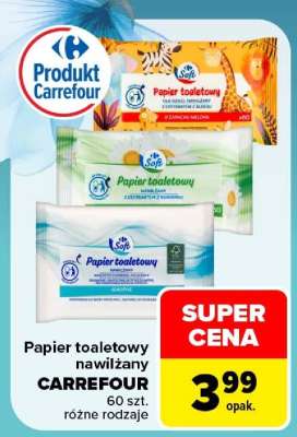 Papier toaletowy nawilžany Carrefour