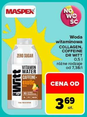 Woda witaminowa COLLAGEN, COFFEINE DR WITT