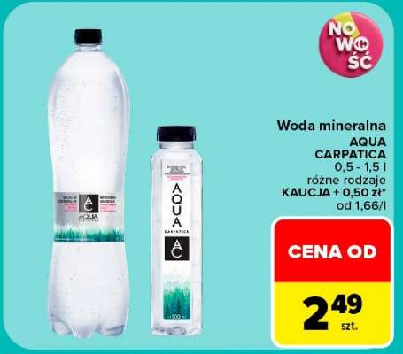 Woda mineralna AQUA CARPATICA