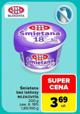 Śmietana bez laktozy