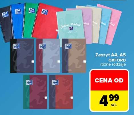 Zeszyt A4, A5 OXFORD