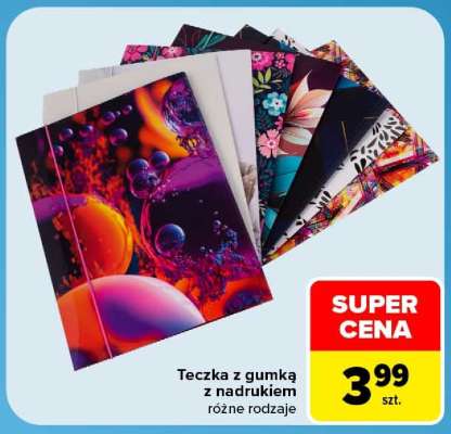 Teczka z gumką z nadrukiem