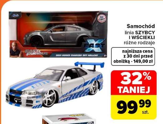 Samochód linia SZYBCY I WŚCIEKLI