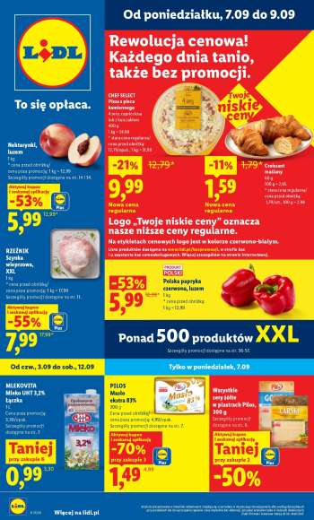 Gazetka Lidl - 7.09.2026 - 9.09.2026.