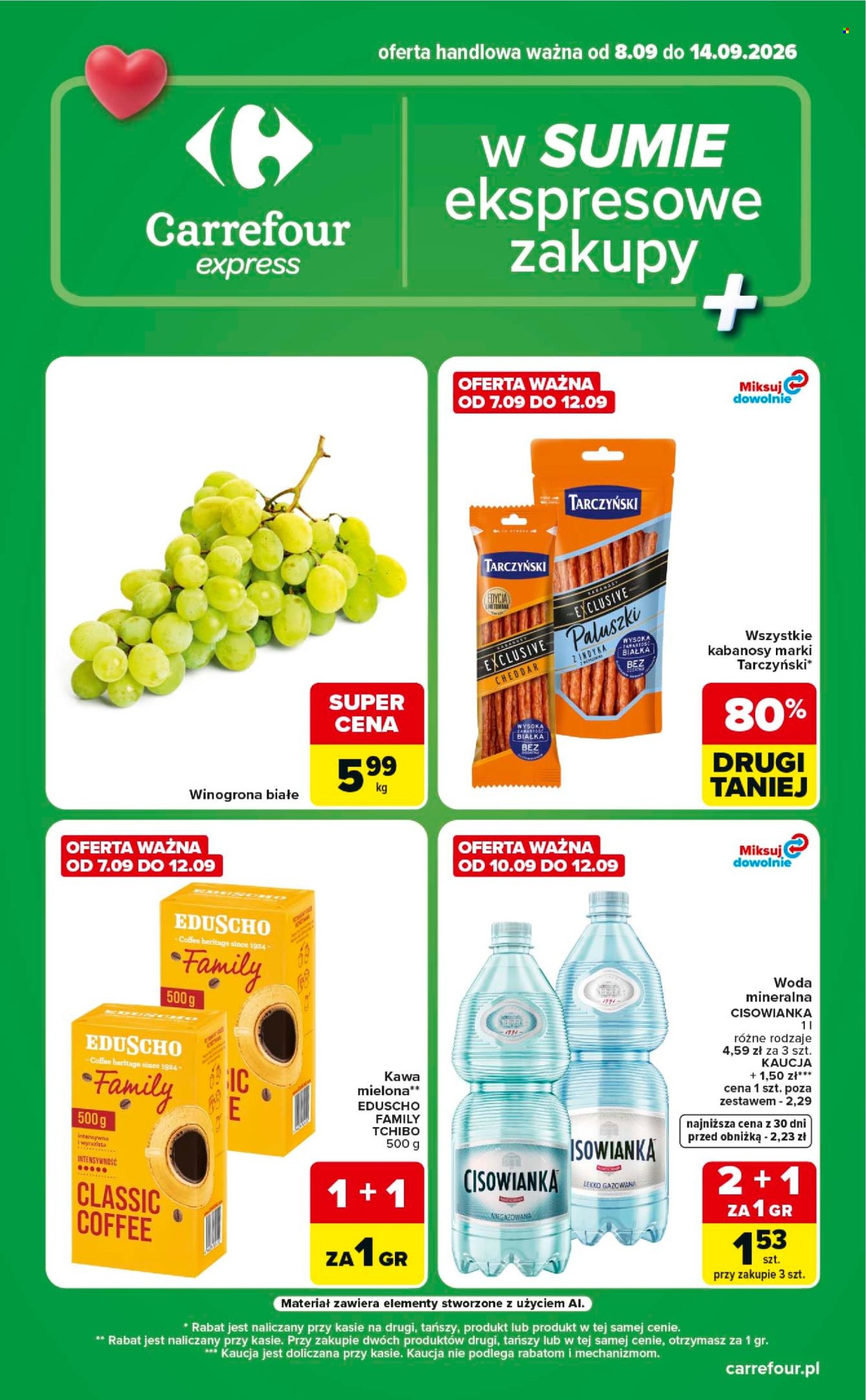 Gazetka Carrefour Express - 8.09.2026 - 14.09.2026. Strona 1