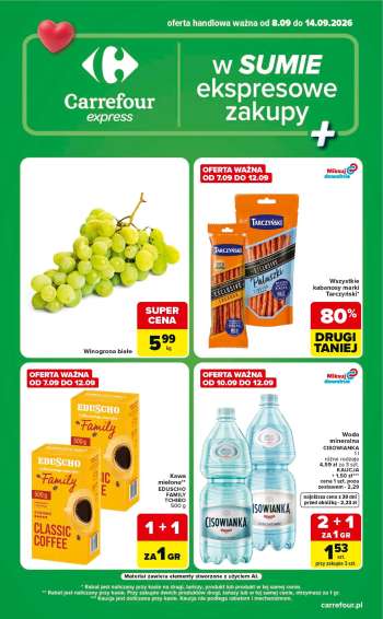 Gazetka Carrefour Express - 8.09.2026 - 14.09.2026.