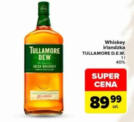 Whiskey irlandzka TULLAMORE D.E.W.