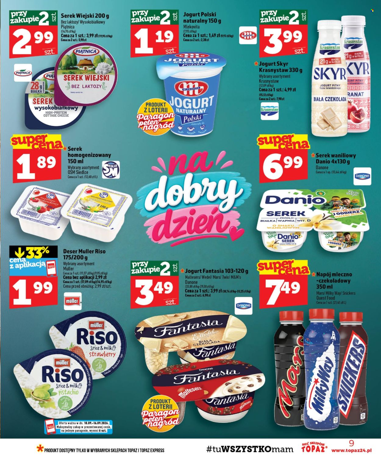 Gazetka Topaz - 10.09.2026 - 16.09.2026. Strona 9
