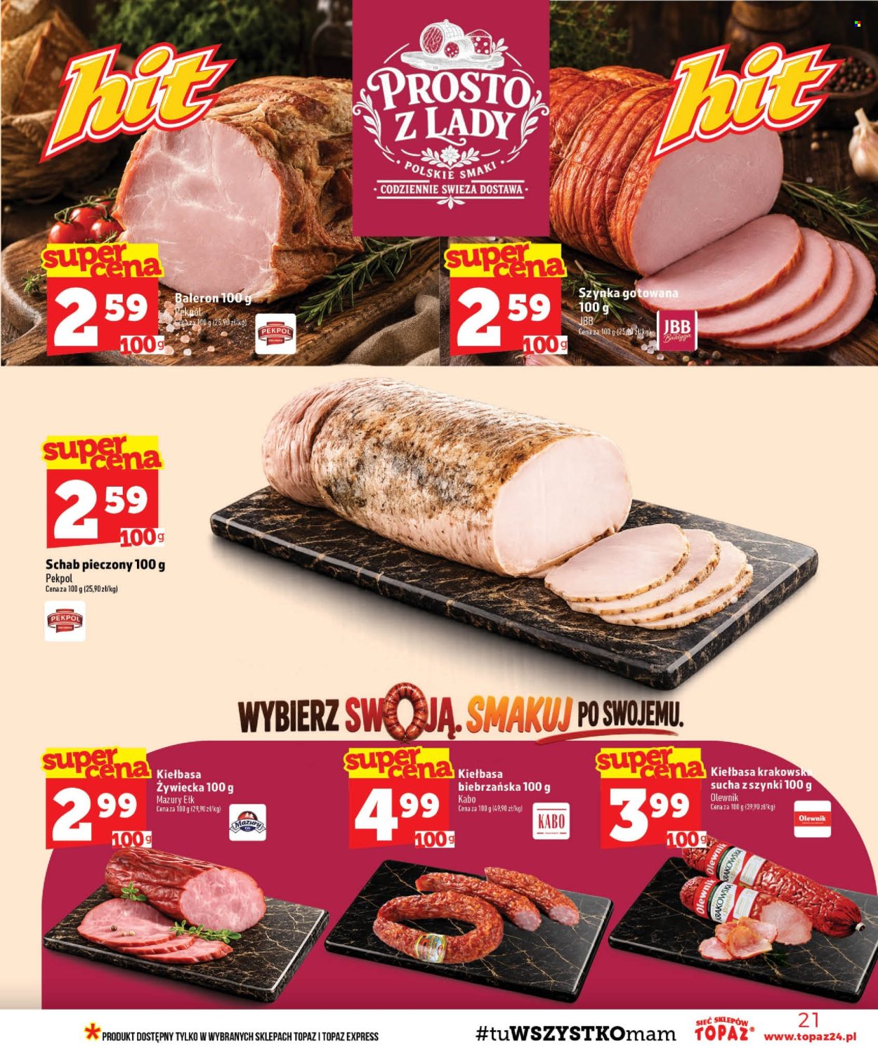 Gazetka Topaz - 10.09.2026 - 16.09.2026. Strona 21