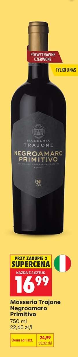 Masseria Trajone Negroamaro Primitivo
