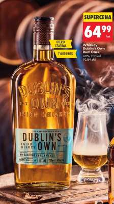 Whiskey Dublin’s Own Rum Cask
