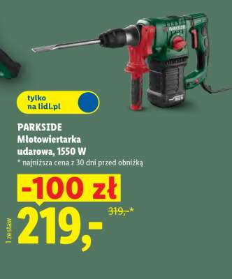 PARKSIDE Młotowiertarka udarowa, 1550 W