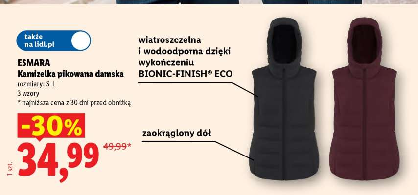 Esmara Kamizelka pikowana damska