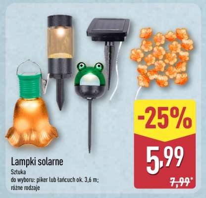 Lampki solarne
