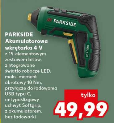 PARKSIDE Akumulatorowa wkrętarka, 4 V