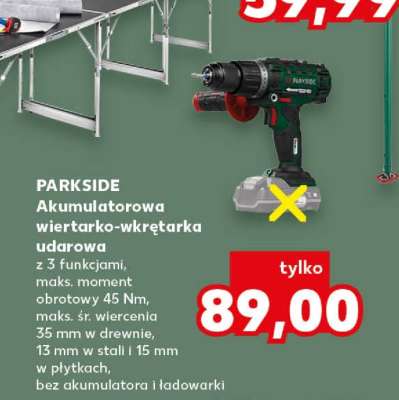 PARKSIDE Akumulatorowa wiertarko-wkrętarka udarowa