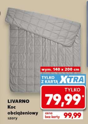 LIVARNO Koc obciążeniowy szary