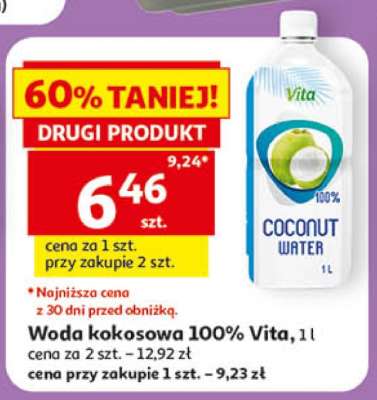 Woda kokosowa 100% Vita, 1 l