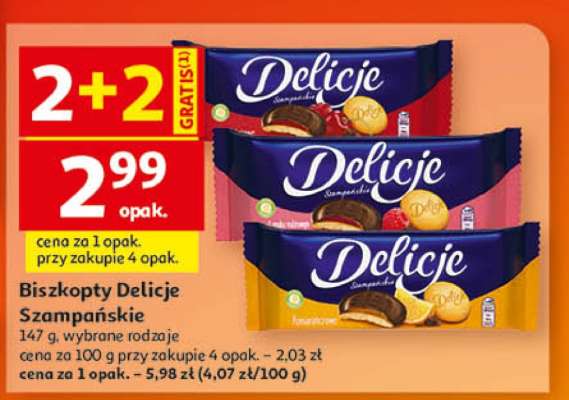 Biszkopty Delicje Szampańskie