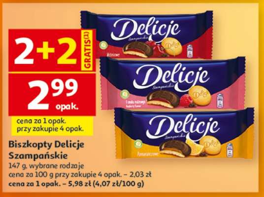 Biszkopty Delicje Szampańskie