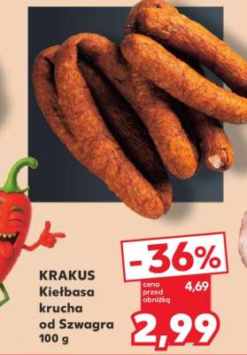 KRAKUS Kiełbasa krucha od Szwagra 100 g