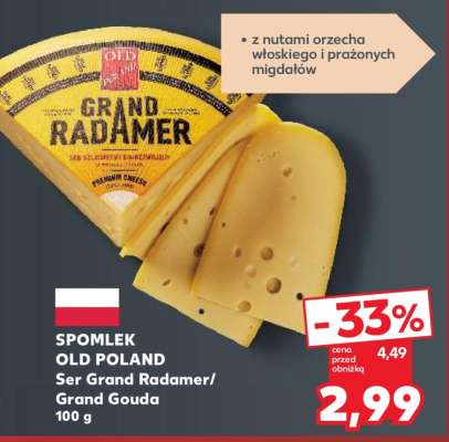 SPOMLEK OLD POLAND Ser Grand Radamer/Grand Gouda 100 g