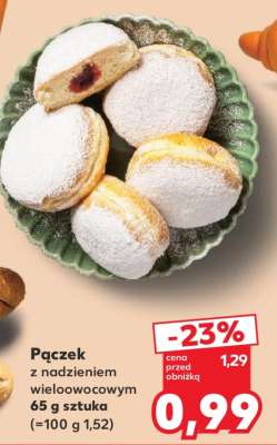 Pączek z nadzieniem wieloowocowym
