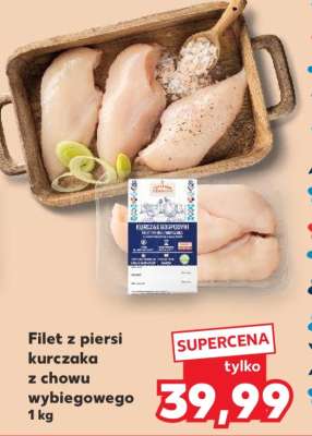 Filet z piersi kurczaka z chowu wybiegowego 1 kg